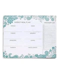 Vera Bradley Magnetic Weekly Meal Planner Eden Paisley Mint 52 Sheets New. Fixed Price $13.98.
