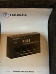 Fosi Audio PH04 Channel Headphone Amplifier Stereo Missing Power Cord. Fixed Price $10.00.