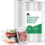 Econohome 8"X20' Roll Heavy Duty Vacuum Seal Bags For Food 4 Pack. Fixed Price $16.99.