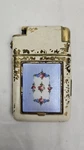 Vintage Cream Guilloche Enamel Marathon Cigarette Cig. Case Lighter W/ Compact. Fixed Price $88.99.