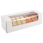 Rifmeae 24-PACK 12" 4" 3.5" Roll Cake Boxes, Loaf Pumpkin White. Fixed Price $25.79.