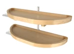 Rev-a-shelf 35" Lazy Susan Half-moon Shaped 2-SHELF Turner, 4WLS882-35-570. Fixed Price $453.99.