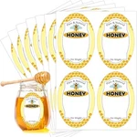 Pure Natural Honey Jars And Bottles Labels 2 X 3 Inch, Yellow. Fixed Price $14.76.
