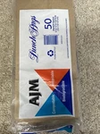 Ajm 50CT Paper Lunch Bag Easy Open Self Standing Flat Bottom. Fixed Price $9.99.