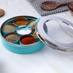 Dudki Homes Stainless Steel Masala Box, Spice Dabba With Kitchen Org. Fixed Price $68.36.