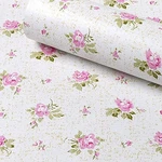 Redodeco Self-adhesive Retro Pink Floral Wallpaper Shelf Liner Peel & S.... Fixed Price $17.21.