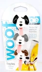 Joie Msc Woof Puppy Head Pink Silicone Tonque Reusable 7 Bag Ties 3 Piece Set. Fixed Price $12.00.