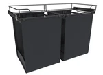 Rev-a-shelf CSOHSL-30-1 Sidelines 30"W X 21"H Pull Out Double Laundry Hamper. Fixed Price $78.99.