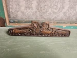 Vintage Ironwood Carved Animal Desk Organizer Pencil Holder Giraffe Rhino Zebra. Fixed Price $26.00.