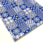 Blue Floral Morocan Spanish Tiles Self Adhesive Vinyl Contact Paper Peel Stick. Fixed Price $15.99.