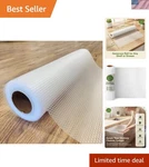 Shelf Liners For Kitchen Cabinets Non-adhesive 17.7" X 33 Ft Clear Drawer Lin.... Fixed Price $75.00.