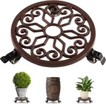 Heavy Duty Trolley Capacity 350 Lbs Planter Caddies With Wheels Cast. Fixed Price $37.53.