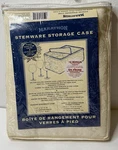 Marathon Stemware Storage Case Premium Damask Cream 24 Compartments New Vintage. Fixed Price $38.00.