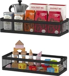 Hanging Storage Baskets Organizer Wall Mount, Metal Wire Bin Rack For.... Fixed Price $28.95.