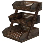 Dorhors Fruit Basket For Kitchen, 3 Tier Bowl Counter,woode.... Fixed Price $49.99.