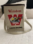 Vintage Winston Drag Racing Insulated Beverage Tote Canvas Cooler Graphic Bag. Fixed Price $44.99.