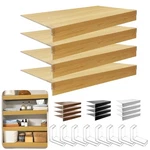 Wire Shelf Cover, Rack Covers For PANTRY,4 Pcs Pvc Wood-look Faux S.... Fixed Price $105.48.