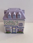 Vintage Lenox Spice Village Candy Shoppe Canister 1993 Porcelain With Lid Flaw. Fixed Price $95.00.