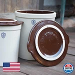 Ohio Stoneware 5 Gallon Preserving Crock Cover - Durable & Fresh Seal. Fixed Price $87.28.