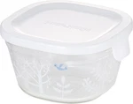 Heat-resistant Glass Storage Container Shinji Kato Petit Bois Square 200ML. Fixed Price $24.90.