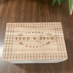 Hobby Lobby Sunday Market Feed & Seed Recipe Box. Fixed Price $8.00.