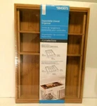 Style Selections 18-IN 23-IN Bamboo Expandable Drawer Utensil Organizer. Fixed Price $24.99.