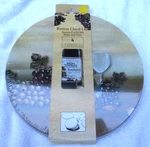 New Sealed-reston Lloyd-round Burner Cover Set Of 4-WINE & Vine -2 10" And 2-8". Fixed Price $15.31.