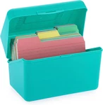 1 Pack 4 6 Inch Index Box - Holder Notecard Recipe Organiz. Fixed Price $15.72.
