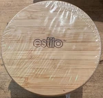 Bamboo Round Swivel Salt Box Keeper With Magnetic Lid. Fixed Price $15.99.