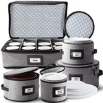 Fine China Storage Containers Hard Shell 5 Piece Dish. Fixed Price $91.89.