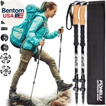 Carbon Fiber Trekking Poles Lightweight Collapsible Hiking With Cork Gri. Fixed Price $91.40.