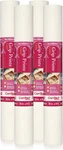 Durable Non-slip Shelf Liner, 18" X 8', White, 4 Rolls Easy To Use!. Fixed Price $87.99.