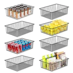 Simple Trending 8 Large Wire Baskets For Organization, Pack, Black. Fixed Price $58.91.