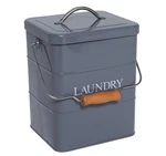 Laundry Powder Bin, Washing Storage Tin With Scoop, Airtight Lid & Han.... Fixed Price $34.81.