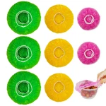 Nepak 60 Pcs Bowl Reusable, 3 Sizes Plastic Food Covers, Elastic Film .... Fixed Price $10.99.
