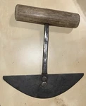 Food Herb Chopper Farmhouse Kitchen Wood Handle Metal Primitive - Antique Vtg. Fixed Price $42.99.