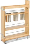 Rev-a-shelf 448UT-BCSC-5C 5" Kitchen Cabinet Pull Out Organizer W/utensil Holder. Fixed Price $388.99.