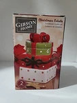 Gibson Home Christmas Estate 7.5" Gift Box Cookie Jar (113251.01) 935100753M. Fixed Price $19.99.