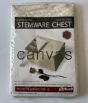 New In Package Richards Canvas Quilted Stemware Chest 11.5 X 15.5 8.75. Fixed Price $11.99.