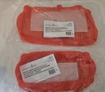 Pampered Chef Small And Medium Rectangular Stretch Fit Silicone Lid Cover. Fixed Price $29.00.