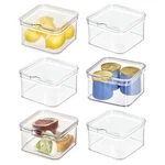 Idesign Stackable Fridge Organizer Bins With Lids For Fresh Produce - Set Of .... Fixed Price $89.26.