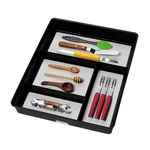 Madesmart Classic 4-COMPARTMENT Drawer Organizer Gadget Tray, Plastic Multipu.... Fixed Price $26.82.