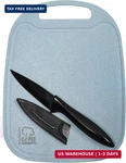 Chef Craft Select Wheat Straw Cutting Board And Knife Set, 10 X 7.5 Inch,. Fixed Price $22.72.