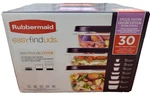 Rubbermaid 30PC Food Storage Set With Easy Find Lids - Limited Edition Amethyst. Fixed Price $36.95.