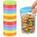 Teenyyou 12 Pcs Silicone Regular Mouth Lids Mason Jar Thickened Leak Pro.... Fixed Price $27.81.
