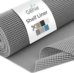 Home Genie Shelf Drawer And Cabinet Liner, Durable With 12" X 20', Soft Gray. Fixed Price $20.41.