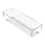 (pack Of 6) Interdesign 52430 Clear Plastic Linus Drawer Organizer X 9 In.. Fixed Price $34.95.