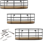 Blue Donuts Set Of 3 Wire Baskets For Storage Wall Mount - Stackable. Fixed Price $24.53.