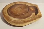 Lipper International Acacia Tree Cut Trunk Bark Serving Tray Footed Platter. Fixed Price $14.99.