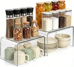 Clear Cabinet Organizer, Shelf Set Of 2 Kitchen Pantry Organize.... Fixed Price $39.99.
